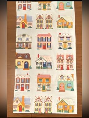PENNY’S DOLLHOUSE  one pillowcase BY ROBERT KAUFMAN